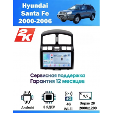 Магнитола Hyundai Santa Fe 2000-2006