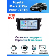 Магнитола Toyota Mark X Zio 2007 - 2013