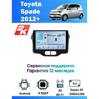 Магнитола Toyota Spade 2012+