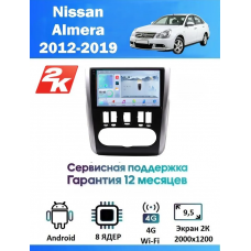 Магнитола Nissan Allmera 2012-2019
