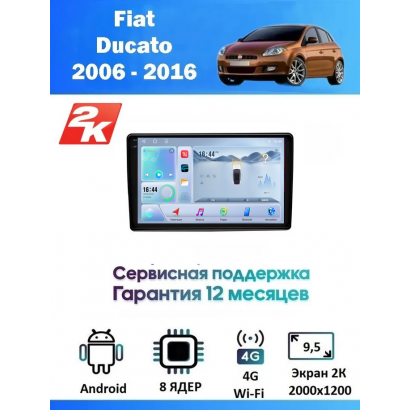 Магнитола Citroen Jumper, Peugeot Boxer, Fiat Ducato 2006-2016