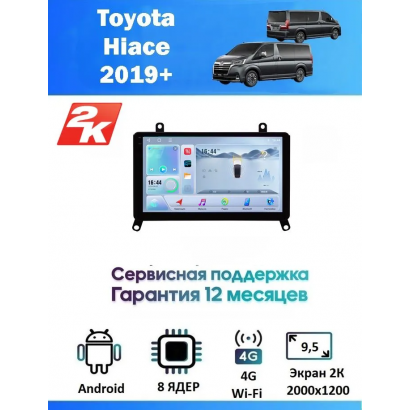 Магнитола Toyota Hiace 2019+
