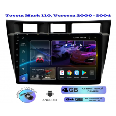 Магнитола Toyota Mark 110 кузов ,Verossa 2000 - 2004
