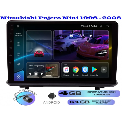 Магнитола Mitsubishi Pajero Mini 1998 - 2008