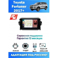 Магнитола Toyota Fortuner 2017+