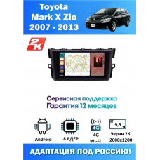 Магнитола Toyota Mark X Zio 2007 - 2013