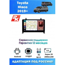 Магнитола Toyota Hiace 2019+