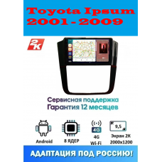 Магнитола Toyota Ipsum 2001 - 2009