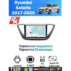 Магнитола Hyundai Solaris 2017+