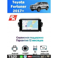 Магнитола Toyota Fortuner 2017+