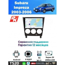 Магнитола Subaru Impreza 2003 - 2006