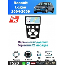 Магнитола Renault Logan 2004-2009