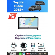 Магнитола Toyota Hiace 2019+