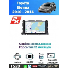 Магнитола Toyota Sienna 2010 - 2014