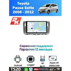 Магнитола Toyota Passo Sette 2008 - 2012
