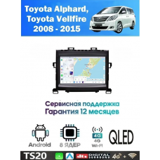 Магнитола Toyota Alphard, Vellfire 2008 - 2015