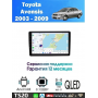 Магнитола Toyota Avensis 2003 - 2009 Черная