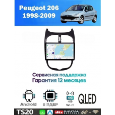 Магнитола Peugeot 206