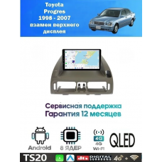 Магнитола Toyota Progres 1998 - 2007 взамен верхнего дисплея