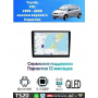 Магнитола Toyota Vitz 1999 - 2005 взамен верхнего бардачка