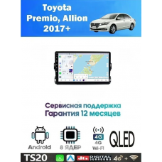 Магнитола Toyota Premio, Allion 2017+