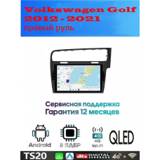 Магнитола Volkswagen Golf 2012 - 2021 правый руль